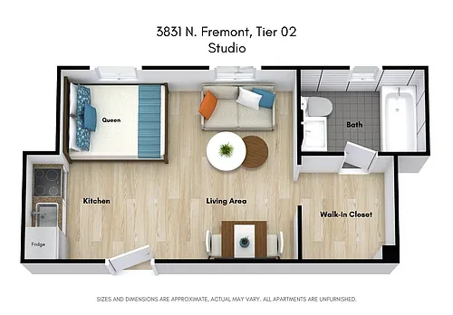Floor plan Studio
