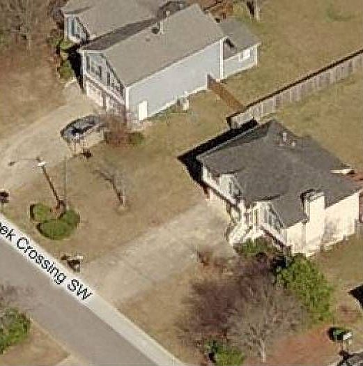 arial view of entire home