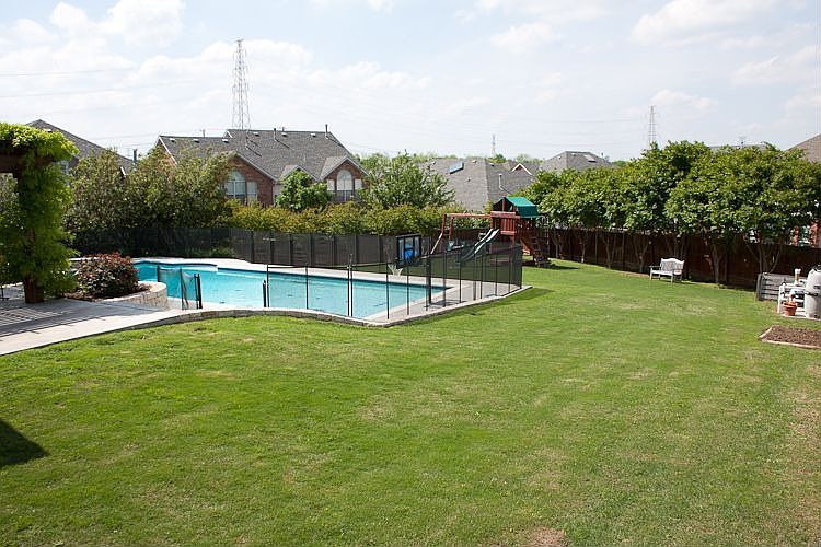 Backyard facing north
