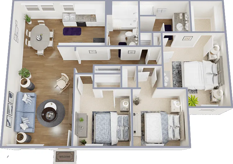 Plan 5 Floorplan Diagram