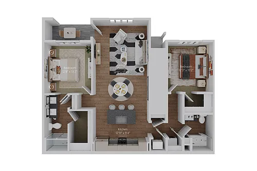 Floor plan The Oasis (Select B1L)