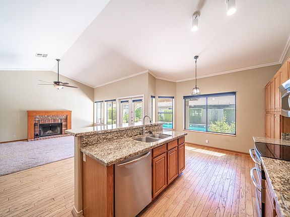 Kitchen into Family Room