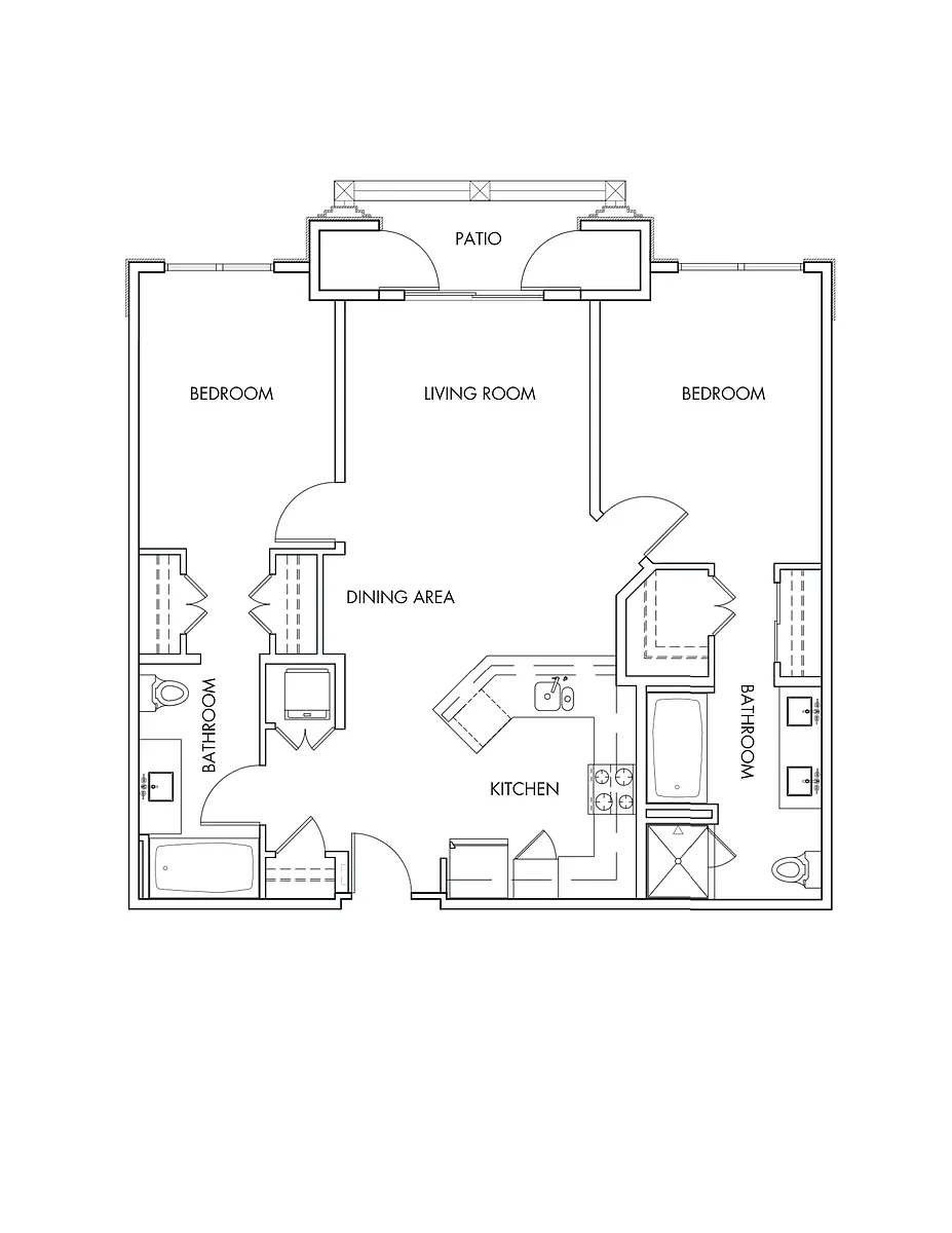 Floor plan Flatiron Midtown