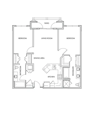 Floor plan Flatiron Midtown