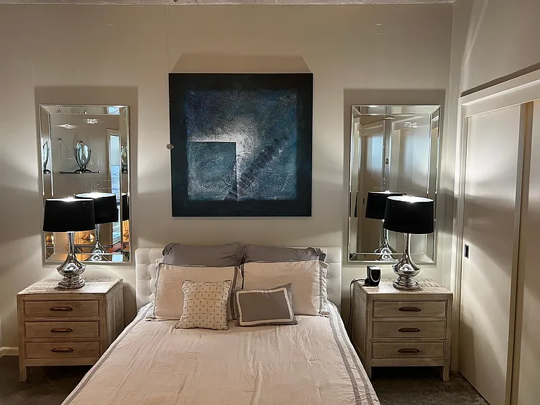 Two spacious night stands