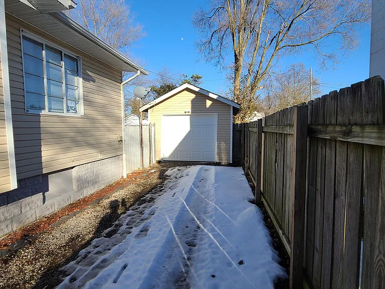 Driveway and Garage