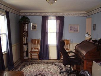dining room now used as office