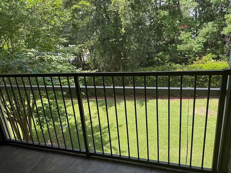 Private backyard