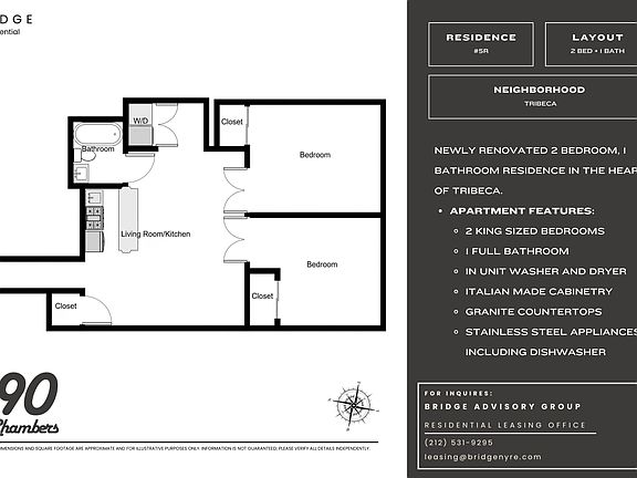 2nd image of 90 Chambers St APT 5R