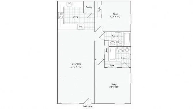 Floor plan Walnut