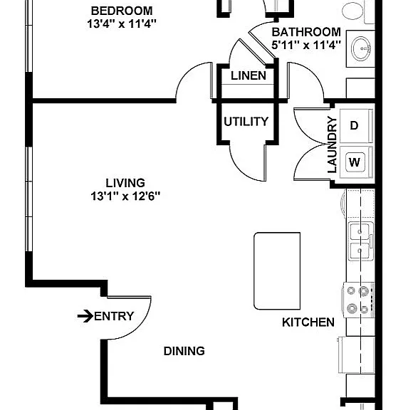 A2 Floorplan with Dimensions A2 Floorplan with Dimensions