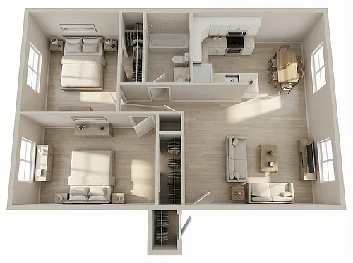 Floor plan Sunflower Lg