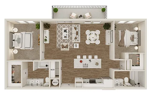 Floor plan B3