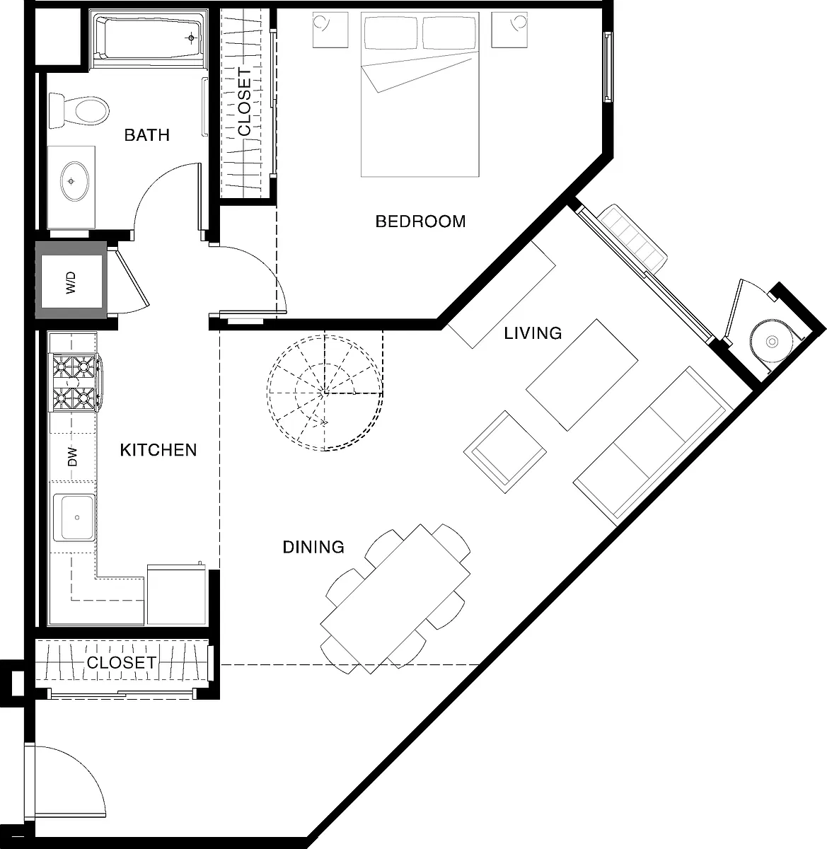 Floor plan 1B