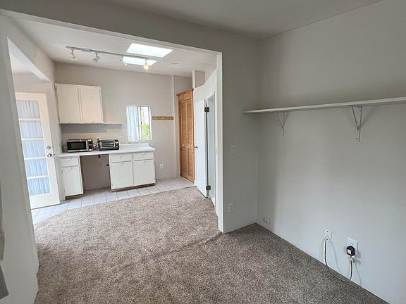 From the back of the studio looking towards the front