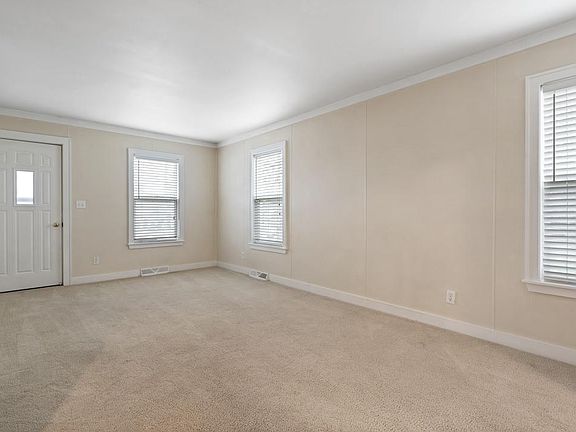 Living room and dining area