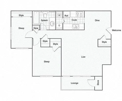 Floor plan The Birch