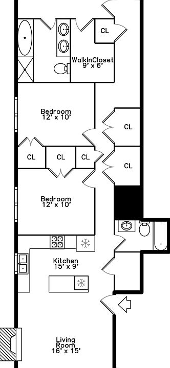 2nd image of 2012 W Erie St APT 3W