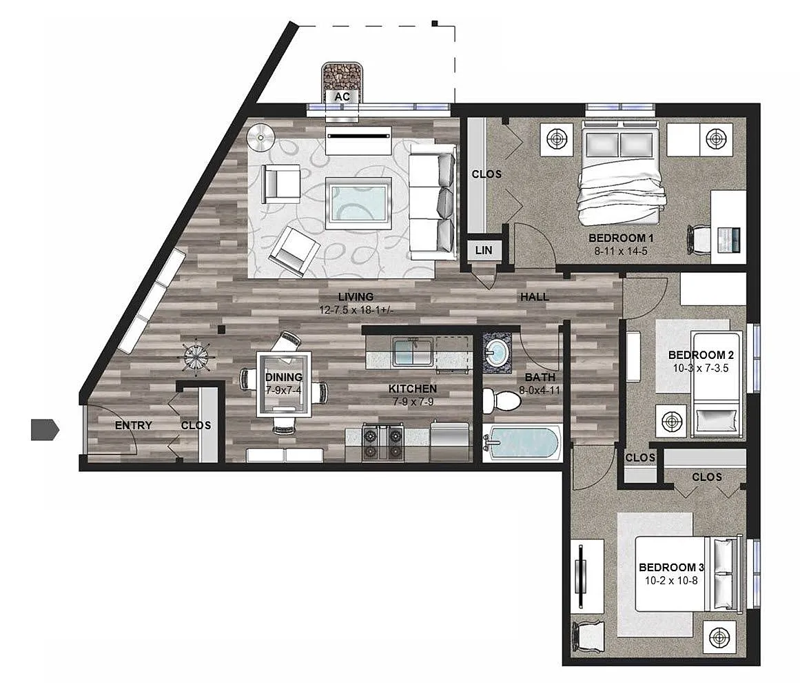 Floor plan The Cherry Birch