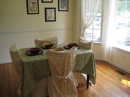 Light-filled dining room