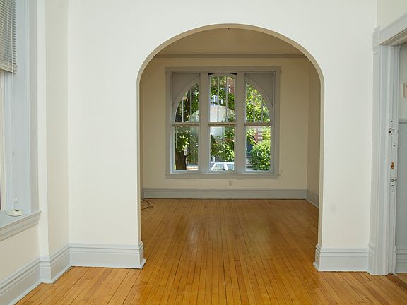 Dining room looking into living room