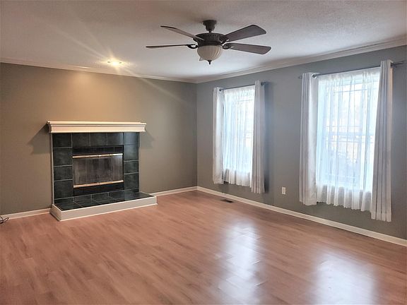 Living room fire place