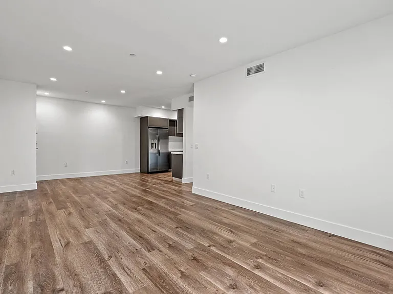 Open-Concept Kitchen, Dining, and Living Room Space