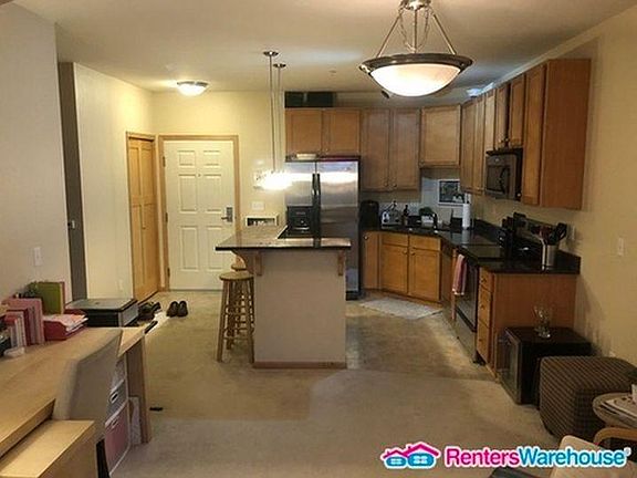 Kitchen and dining areas.
