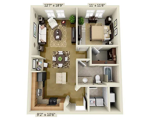 Floor plan Duque (A1A)