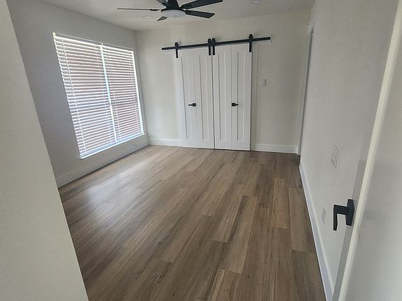 Master bedroom with large closet