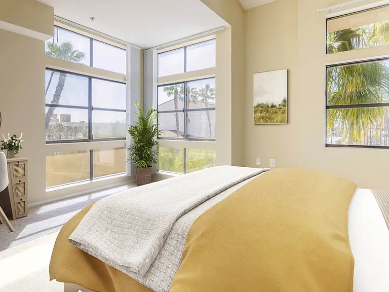 Carpeted Bedroom