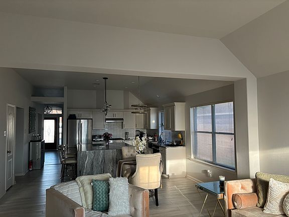 Kitchen and living room