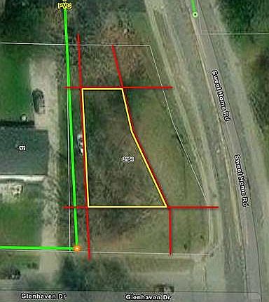 Yellow is buildable area