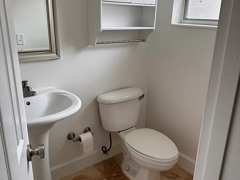 Half bathroom for guests