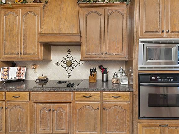 Kitchen after travertine