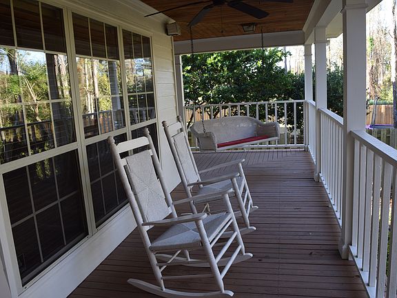 Wrap around porch (back)