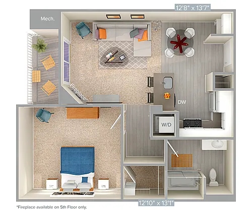 Floor plan A3-2-750sq