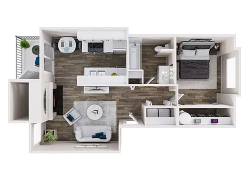 Floor plan 1X1