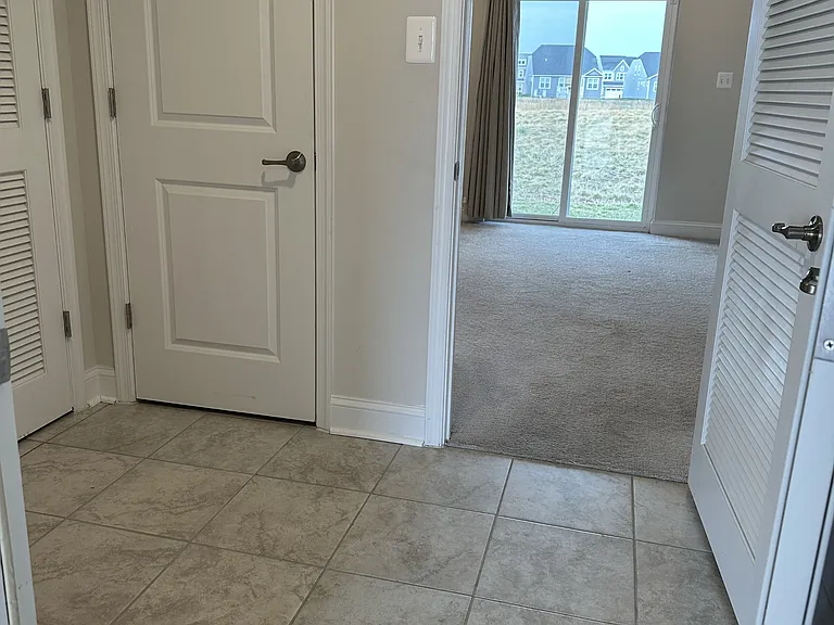 First floor entry from garage