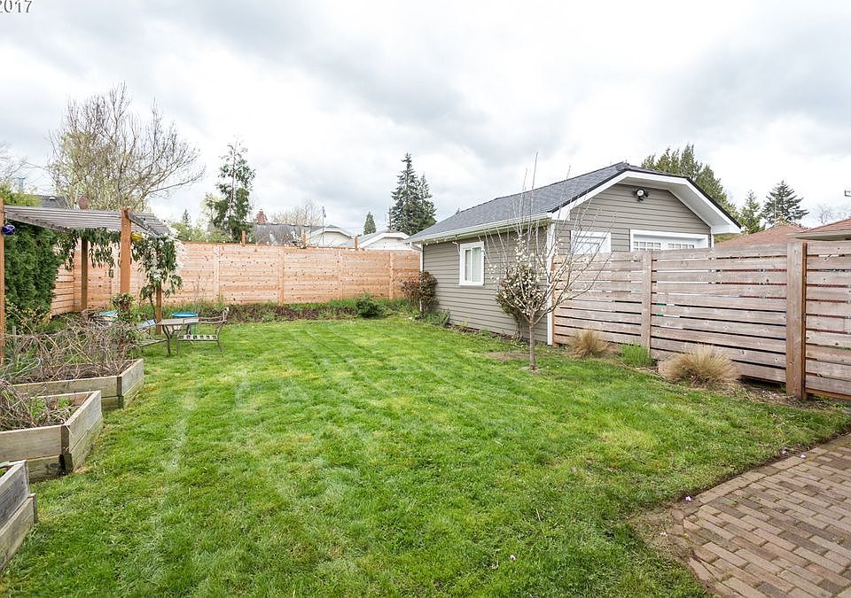 Private back yard