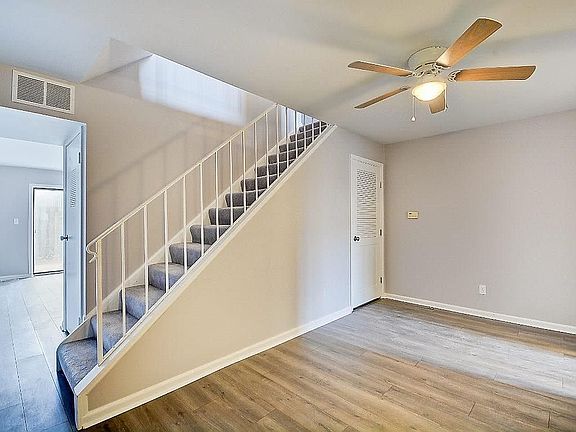 Stairs by dining room