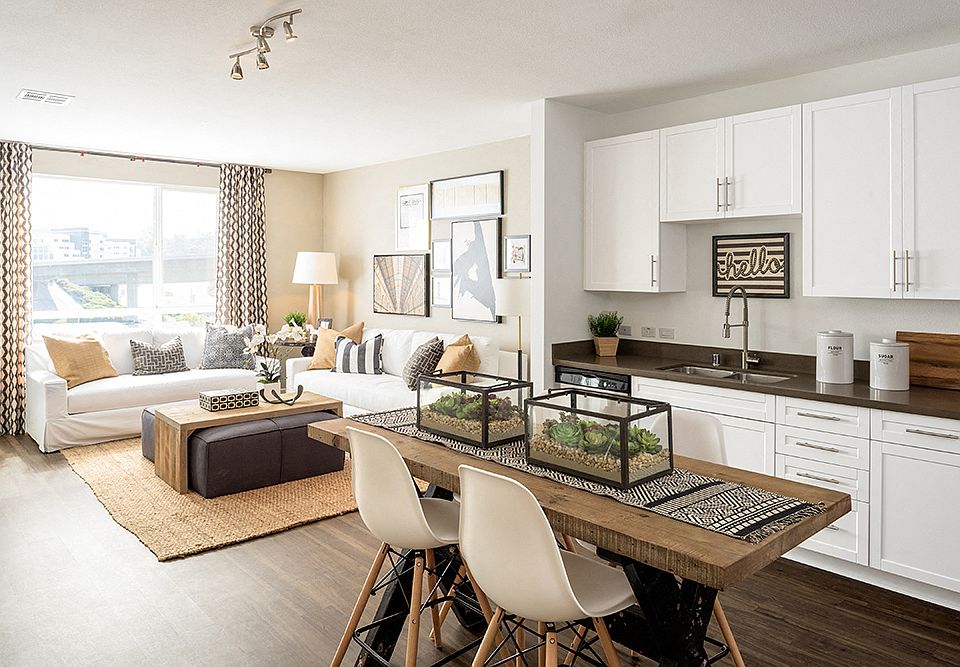 Custom white shaker-style cabinetry