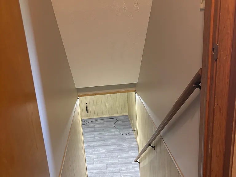 Steps to the basement