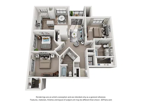 Floor plan D1