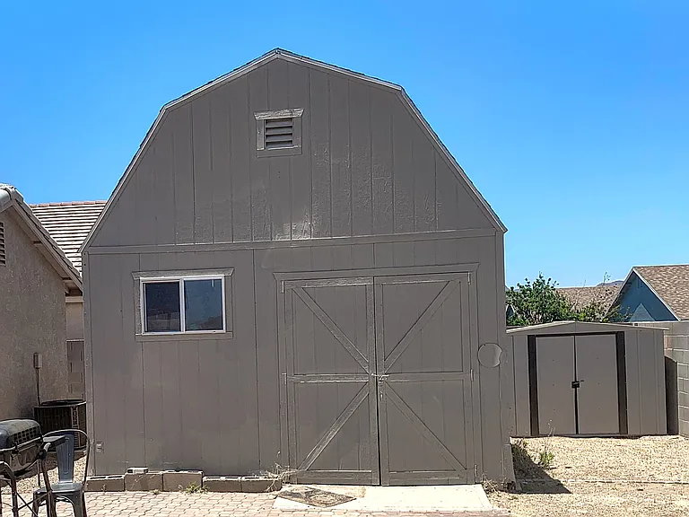 Backyard shed