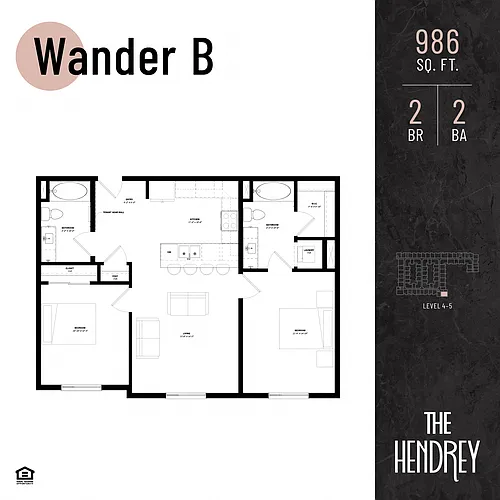 Floor plan Wander B