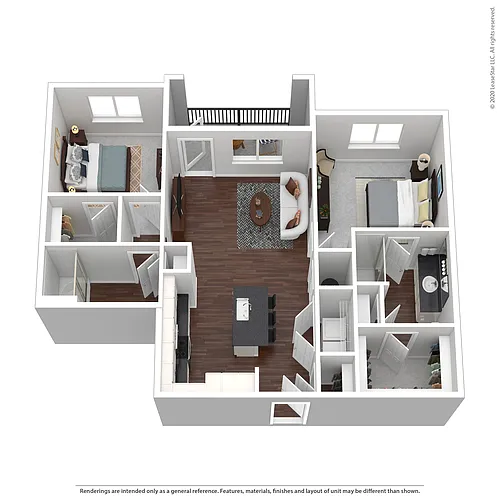 Floor plan Cabana Three