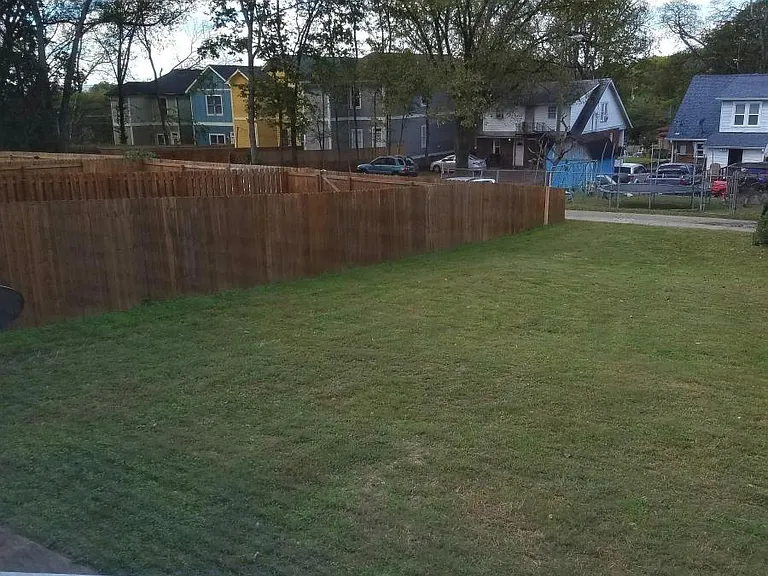 Level backyard