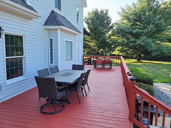 Large back deck