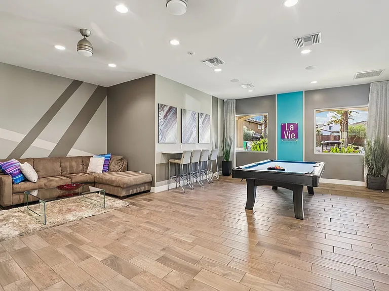 Pool Table and TV Lounge